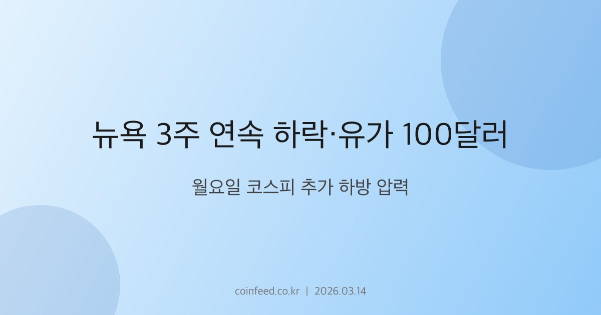 증시 시장 브리핑