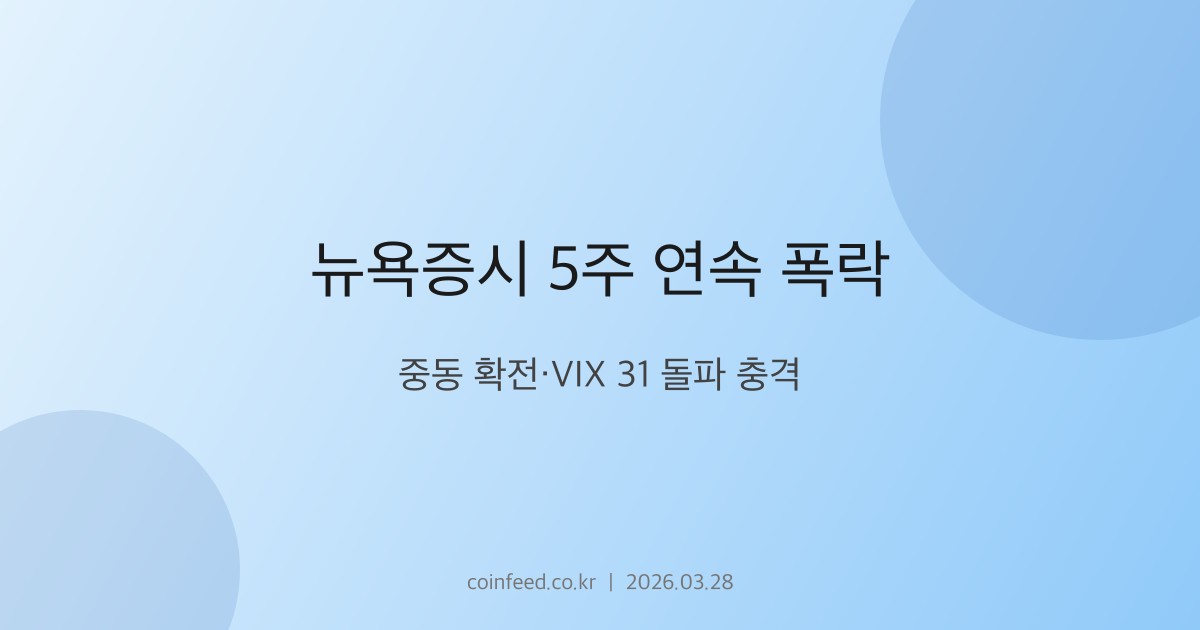 증시 시장 브리핑