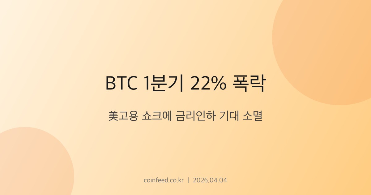 암호화폐 시장 브리핑