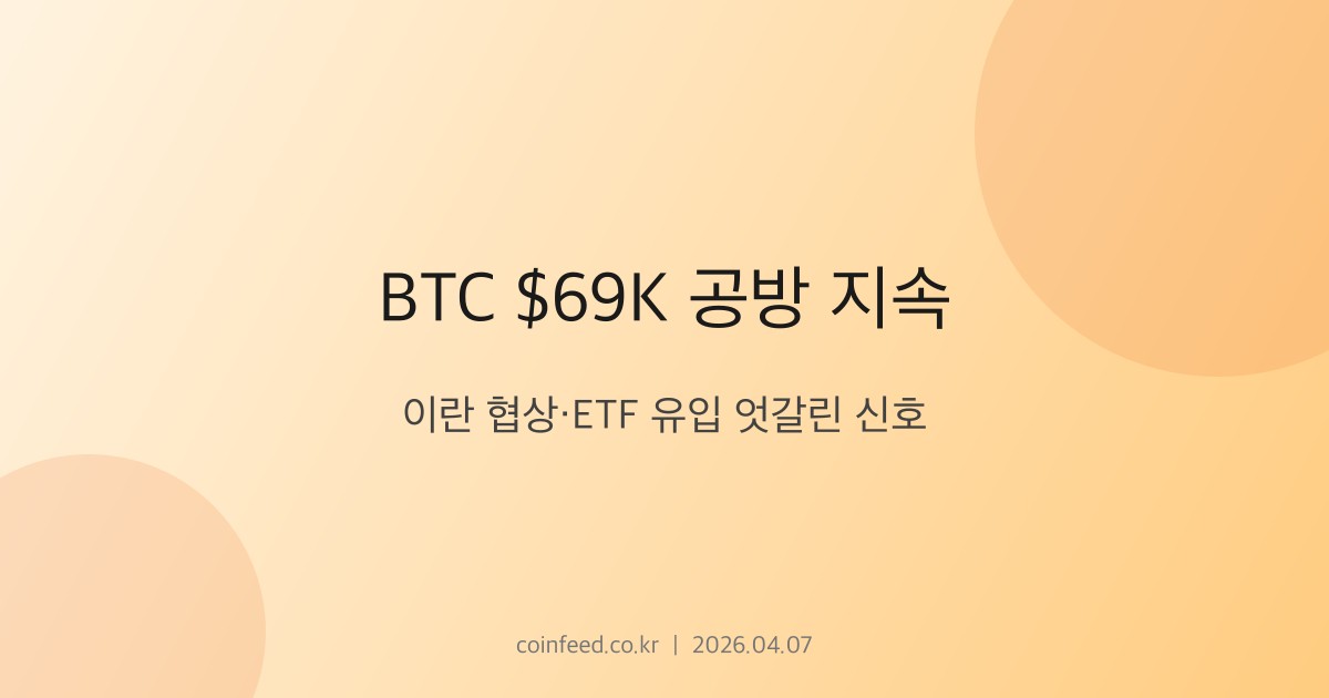 암호화폐 시장 브리핑