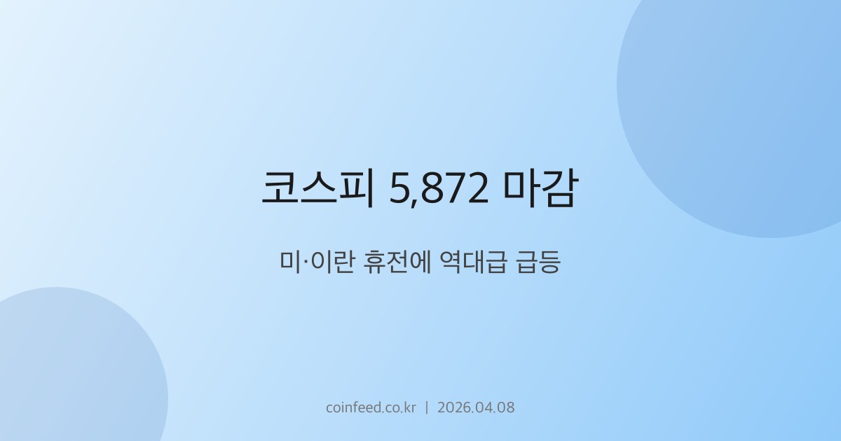 증시 시장 브리핑