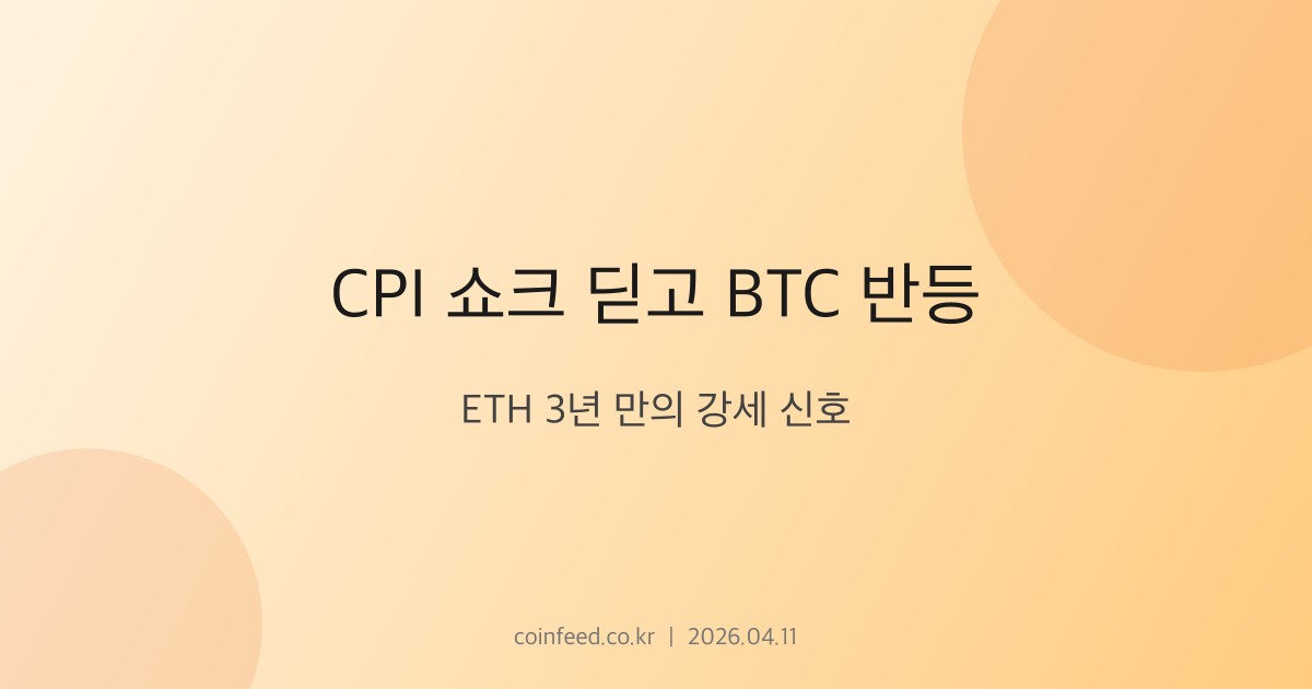 암호화폐 시장 브리핑