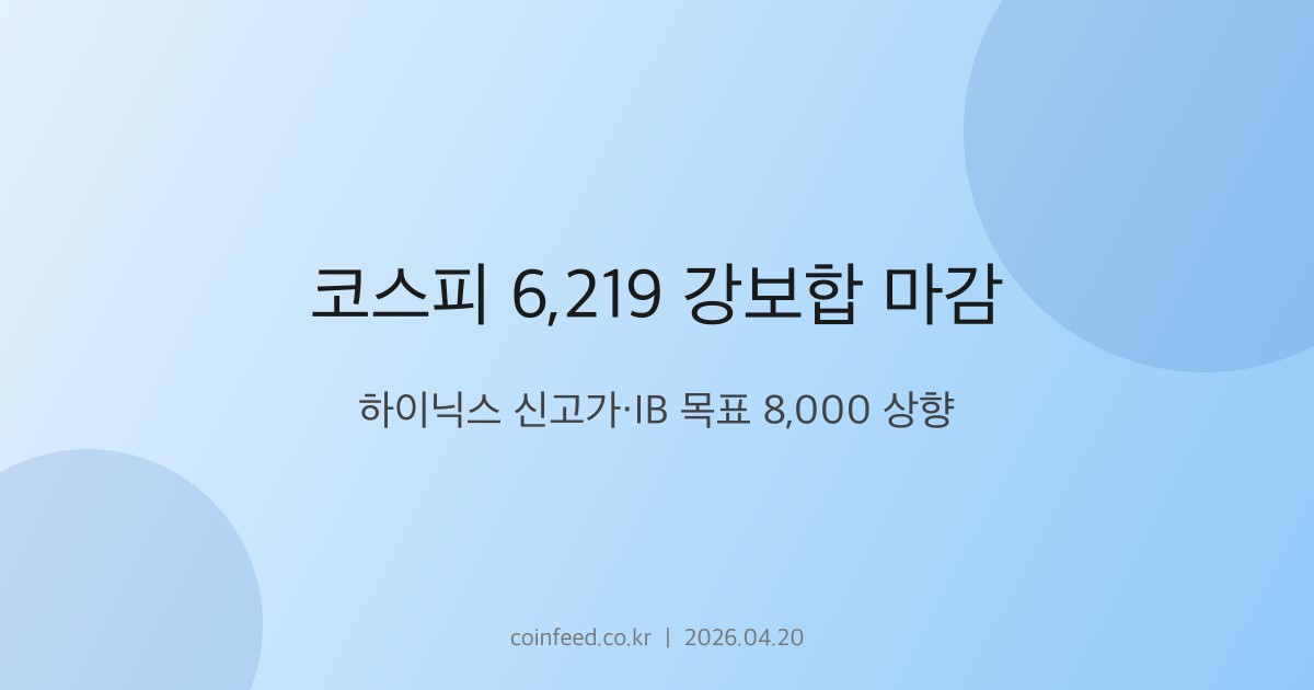 증시 시장 브리핑