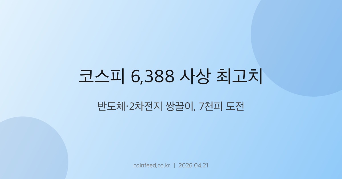 증시 시장 브리핑