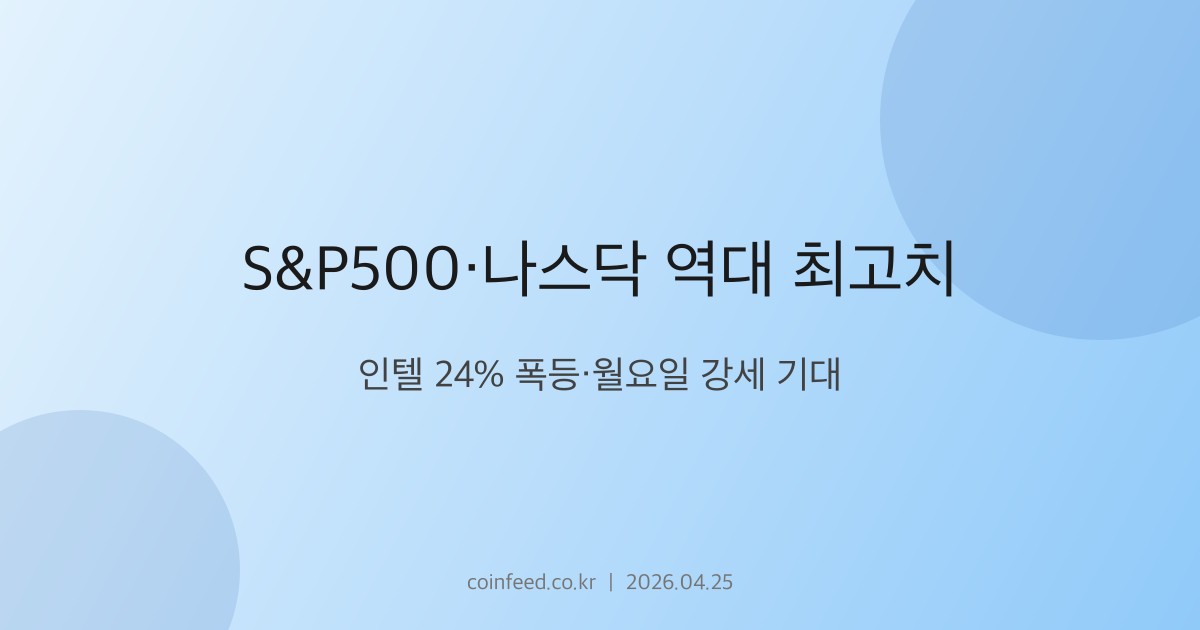 증시 시장 브리핑