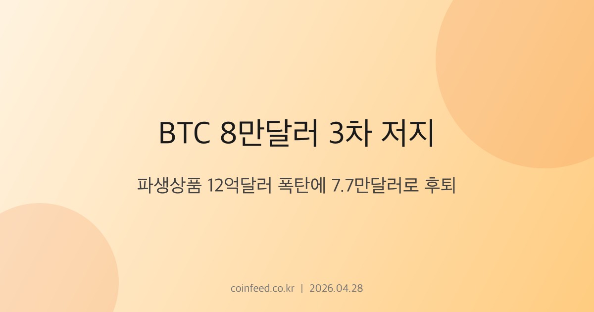 암호화폐 시장 브리핑