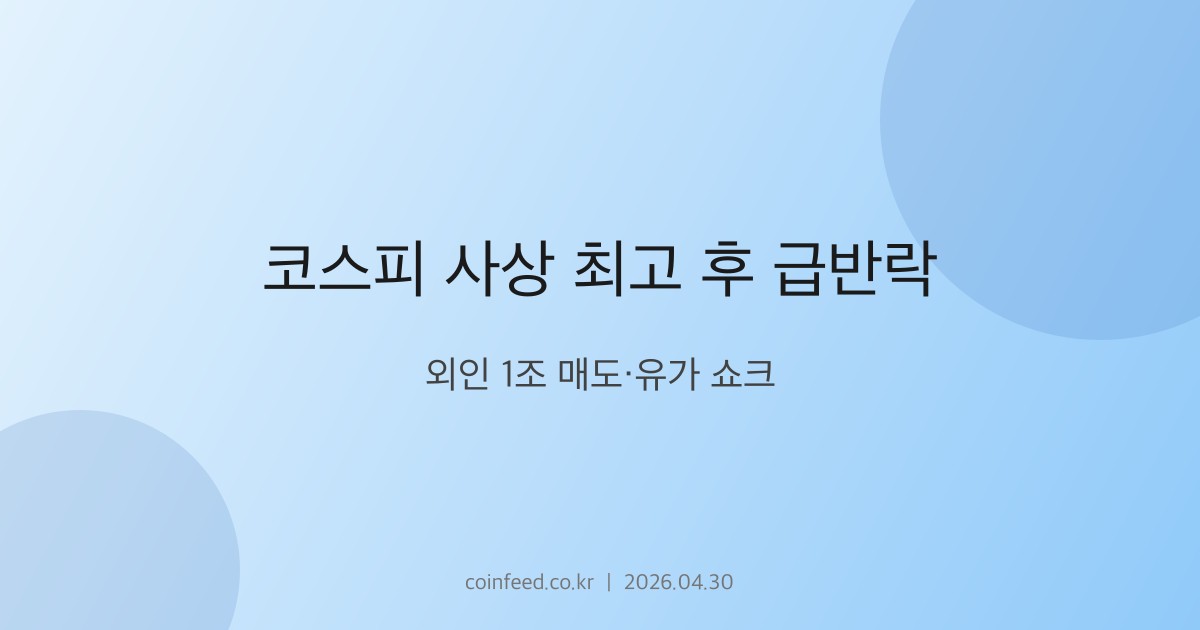 증시 시장 브리핑