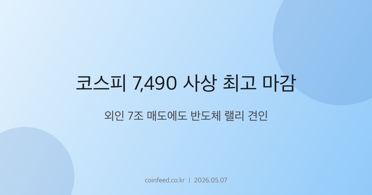 증시 시장 브리핑