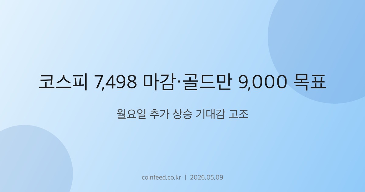 증시 시장 브리핑