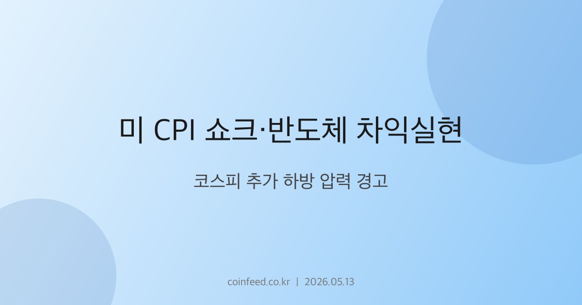 증시 시장 브리핑