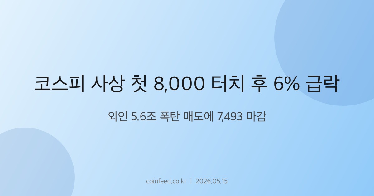 증시 시장 브리핑
