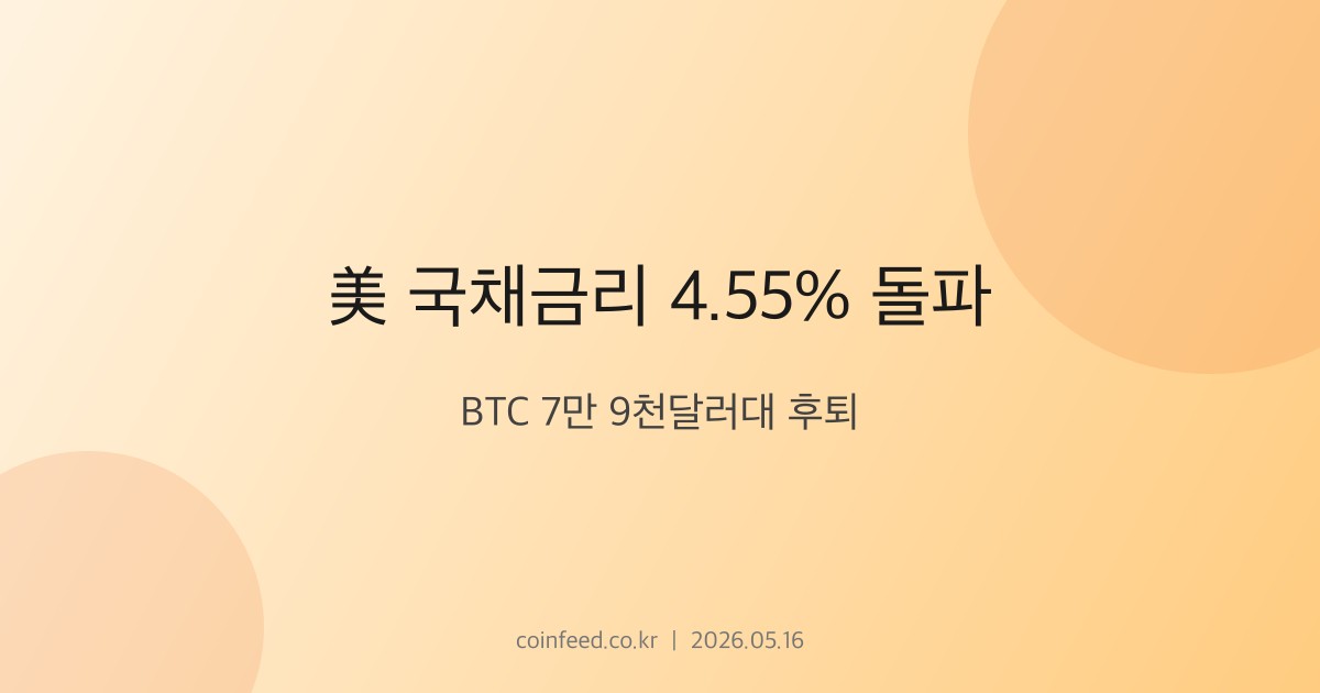 암호화폐 시장 브리핑