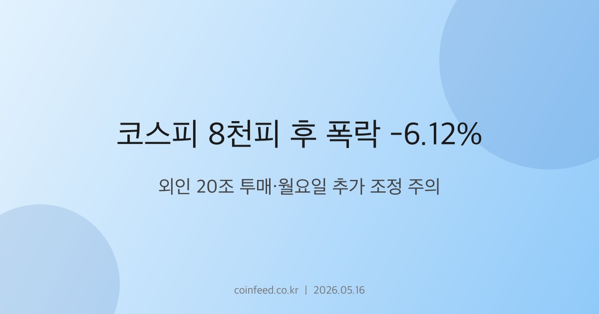 증시 시장 브리핑