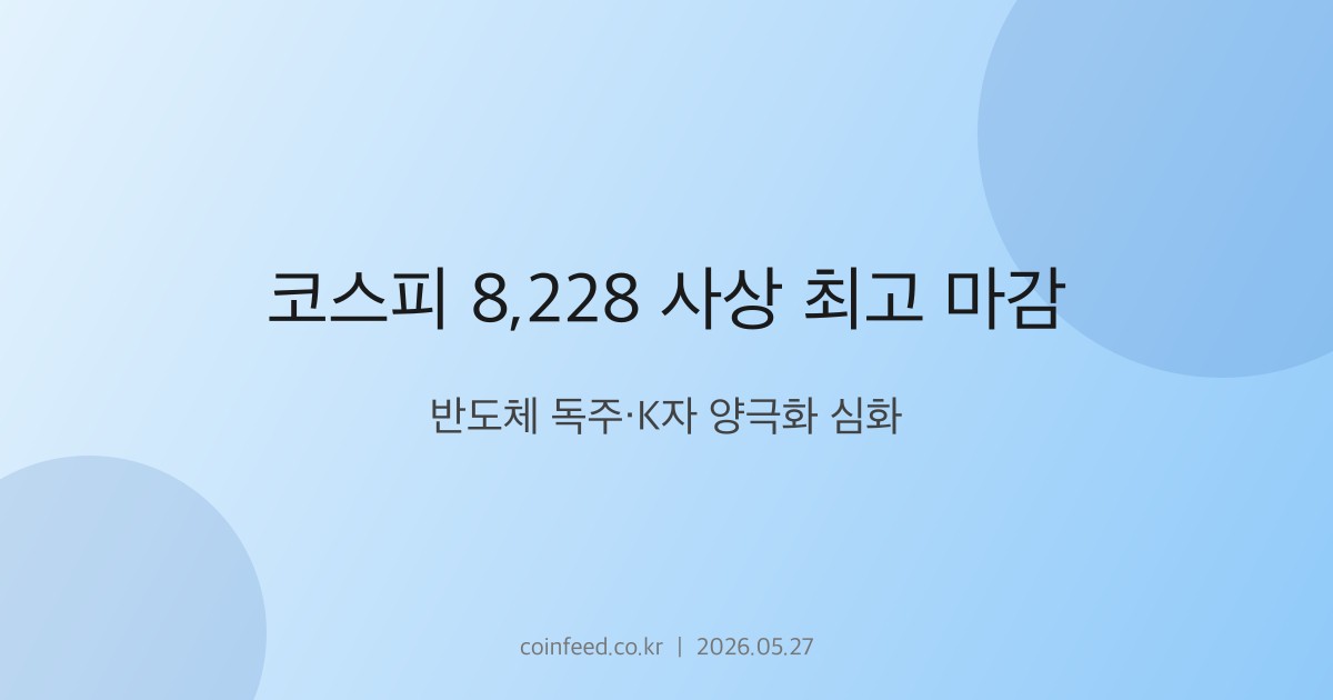 증시 시장 브리핑
