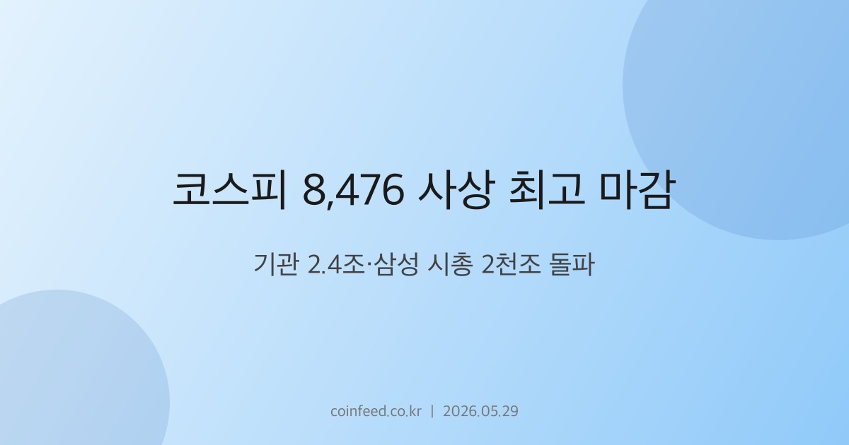 증시 시장 브리핑