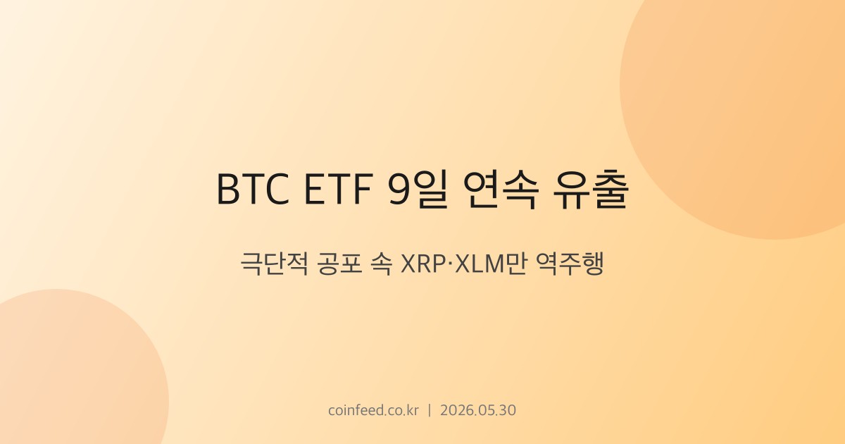 암호화폐 시장 브리핑