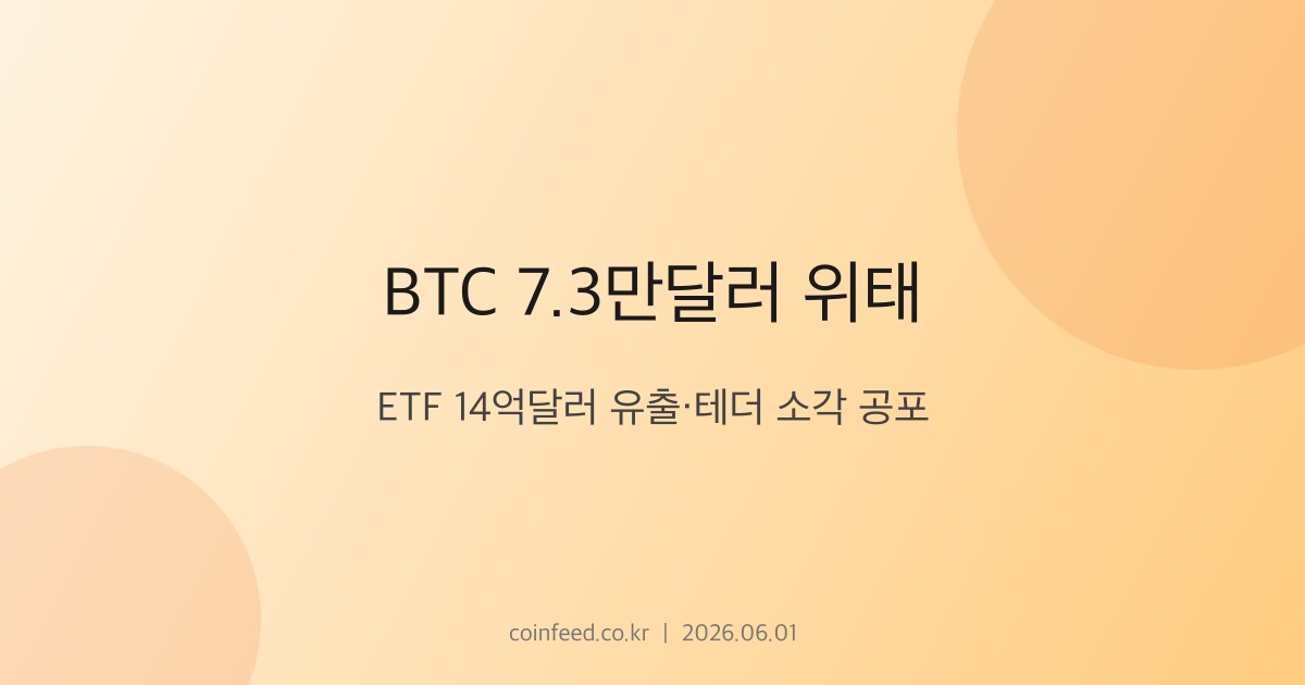 암호화폐 시장 브리핑