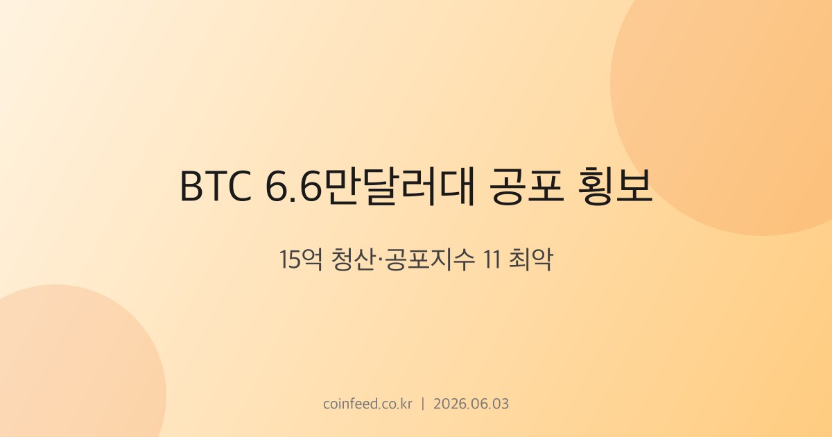 암호화폐 시장 브리핑