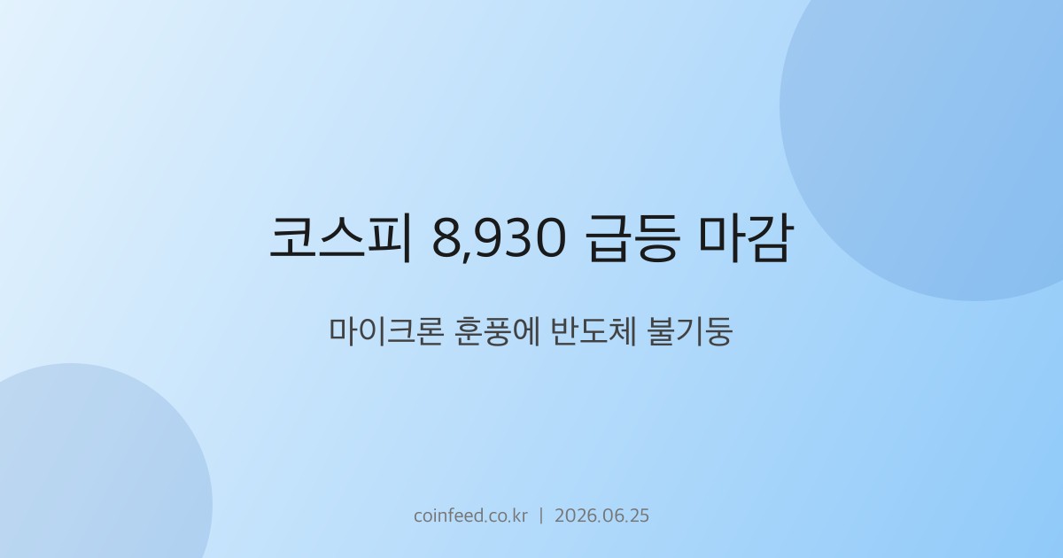 증시 시장 브리핑