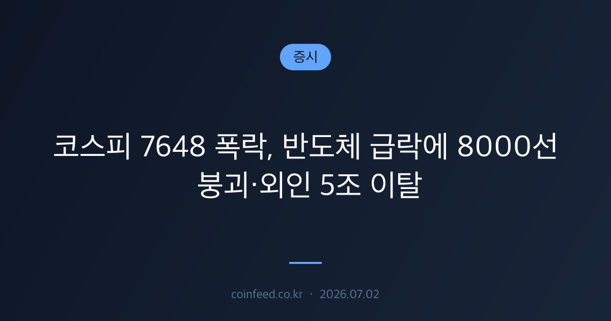 증시 시장 브리핑