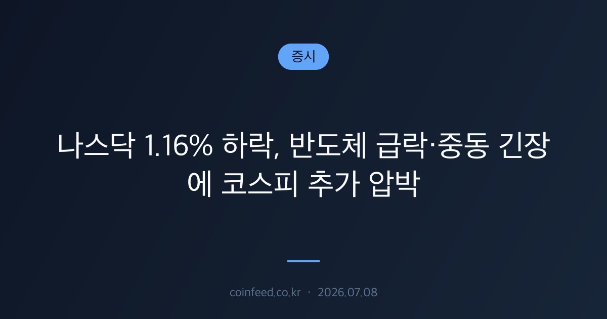 증시 시장 브리핑