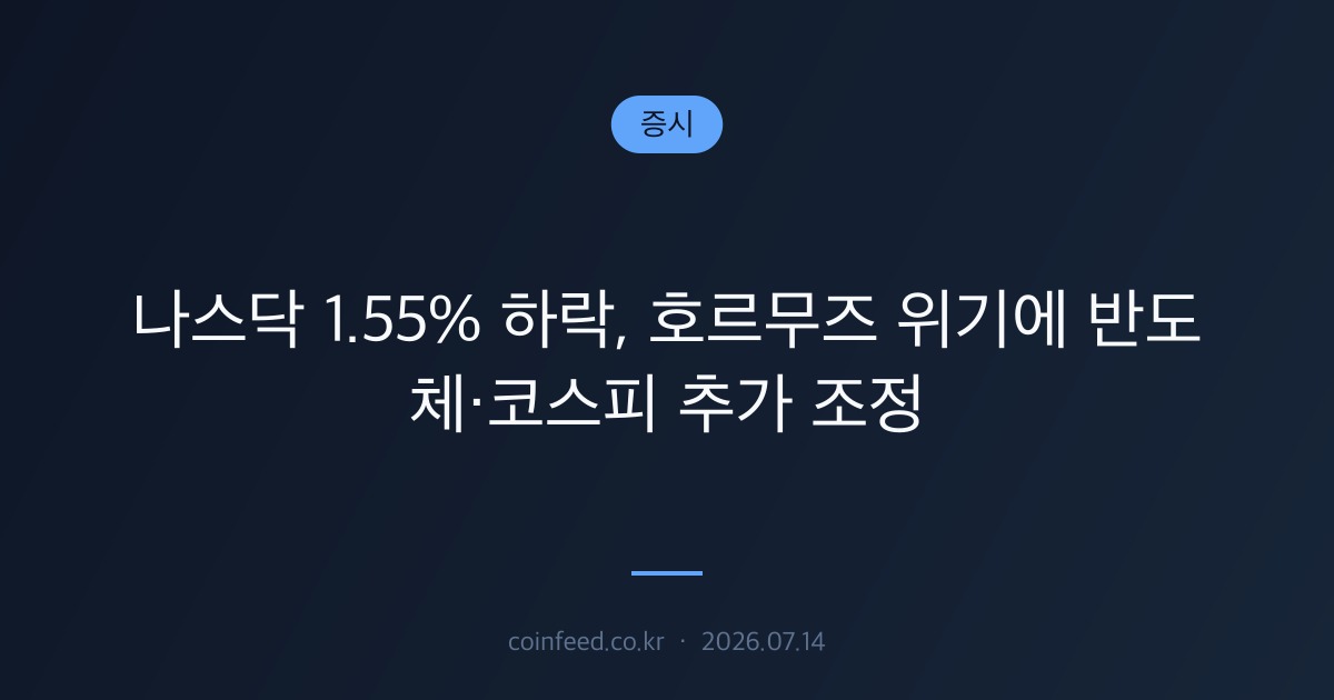 증시 시장 브리핑