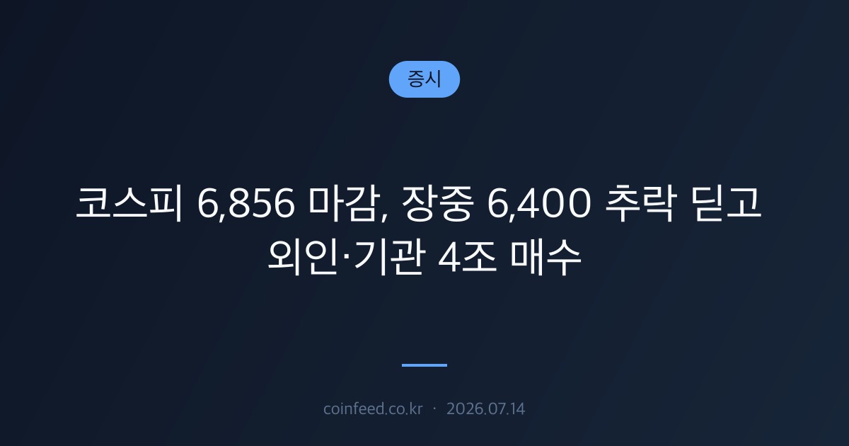 증시 시장 브리핑