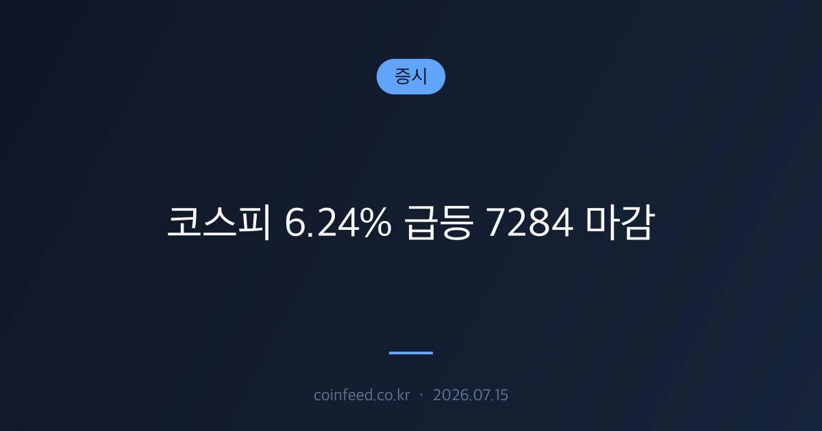증시 시장 브리핑