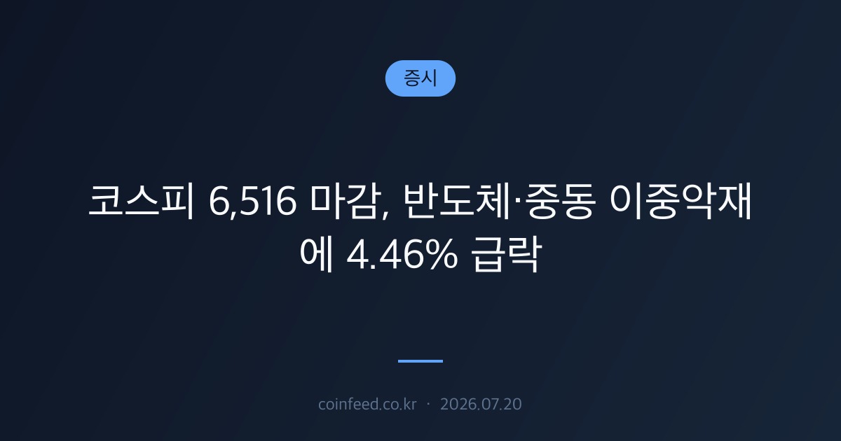 증시 시장 브리핑