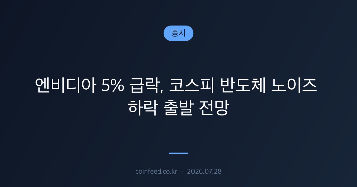 증시 시장 브리핑