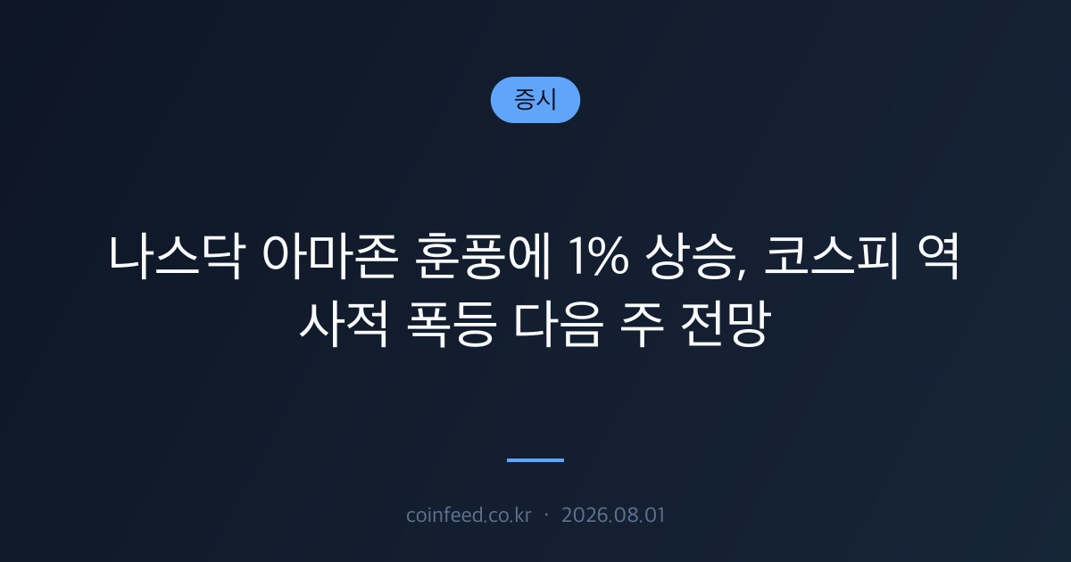 증시 시장 브리핑