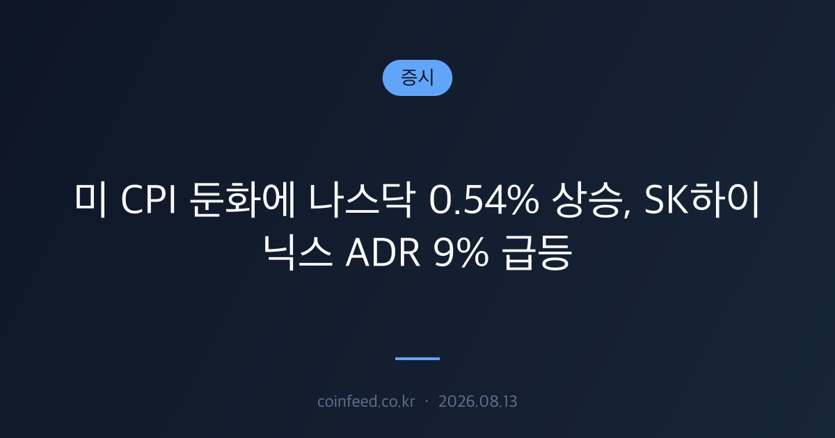 증시 시장 브리핑