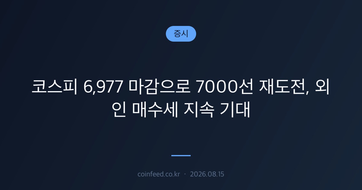 증시 시장 브리핑