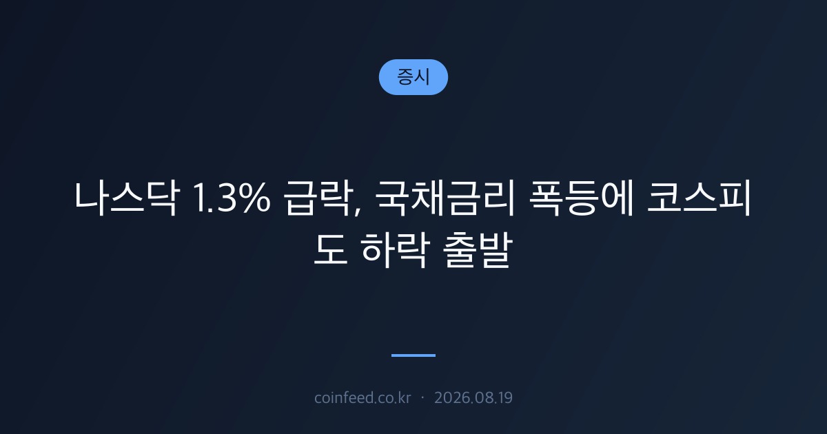 증시 시장 브리핑