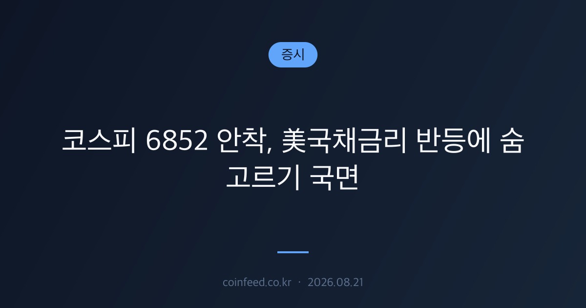 증시 시장 브리핑