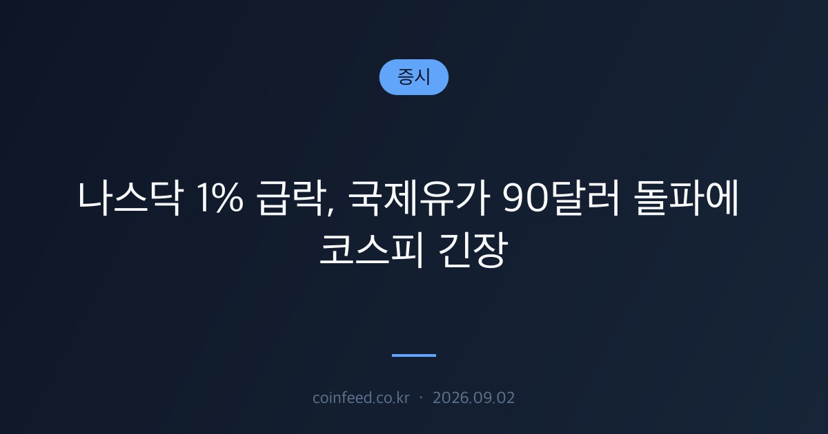 증시 시장 브리핑