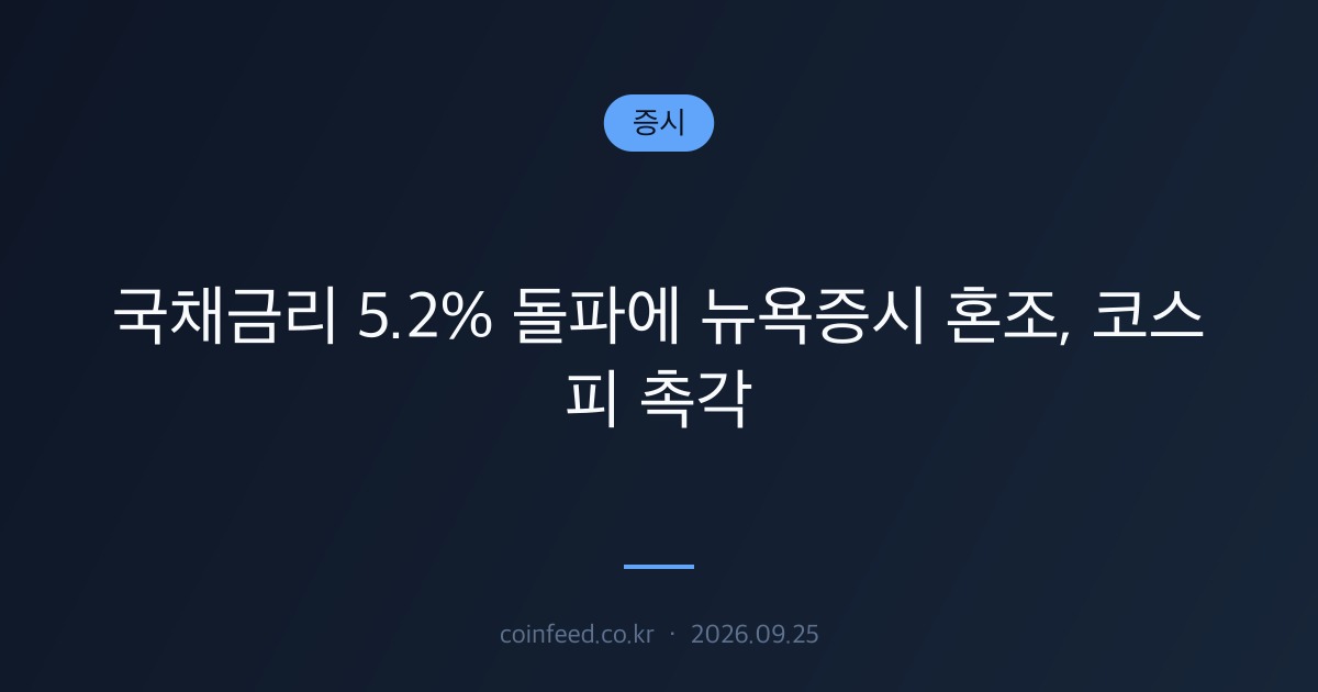 증시 시장 브리핑