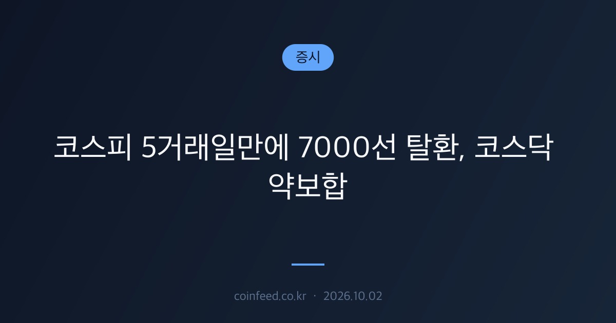 증시 시장 브리핑