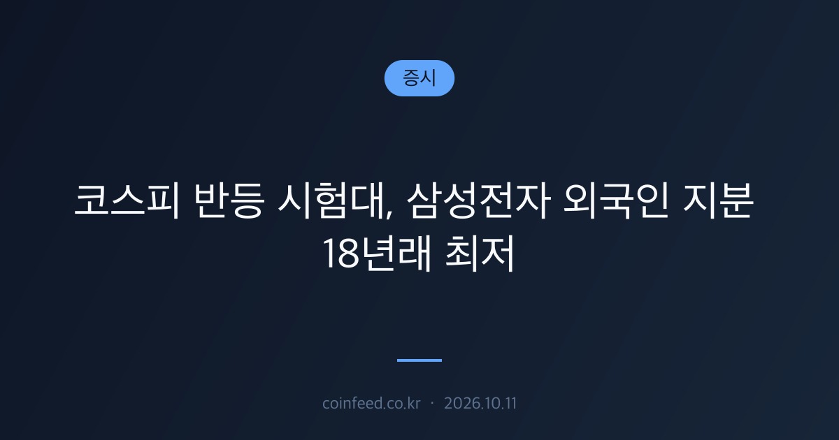 증시 시장 브리핑