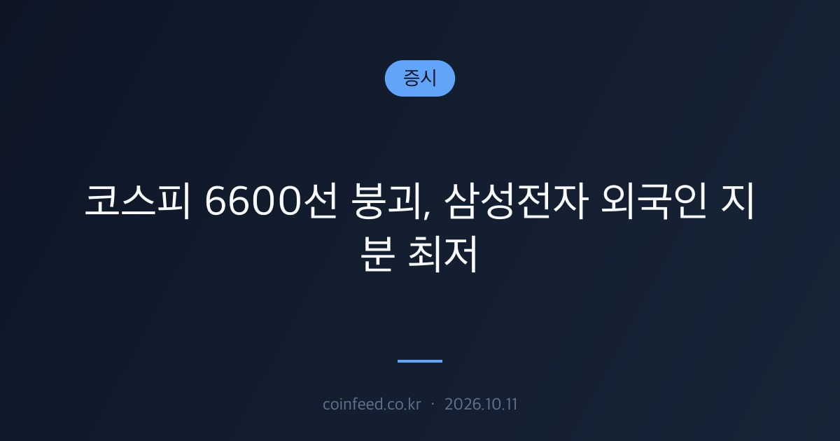 증시 시장 브리핑