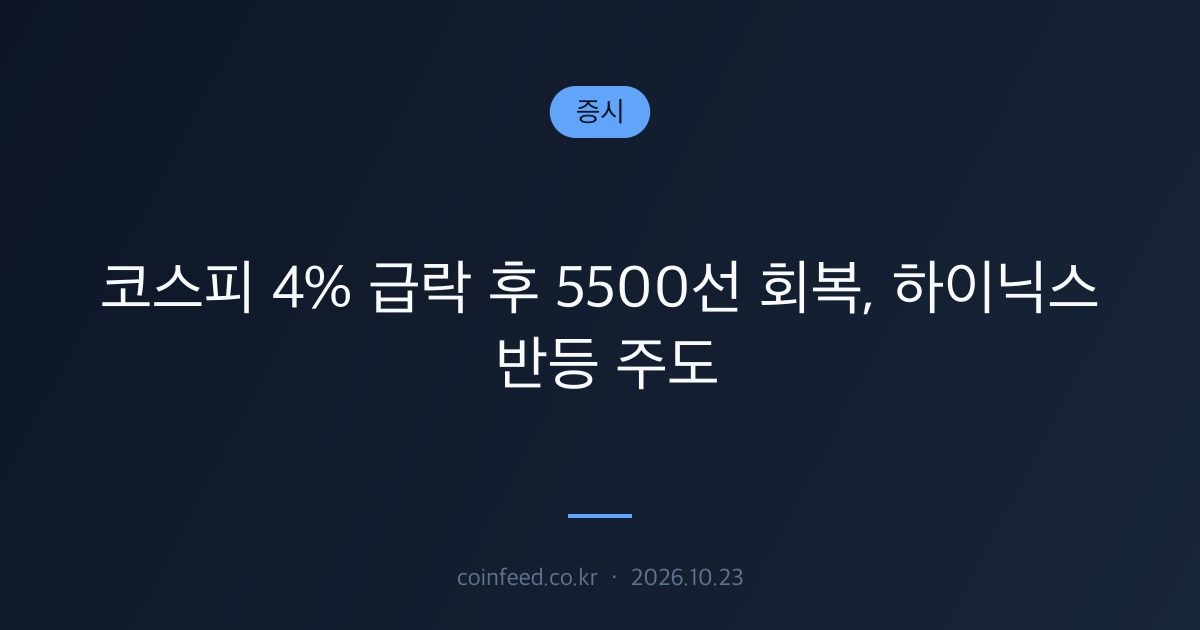 증시 시장 브리핑